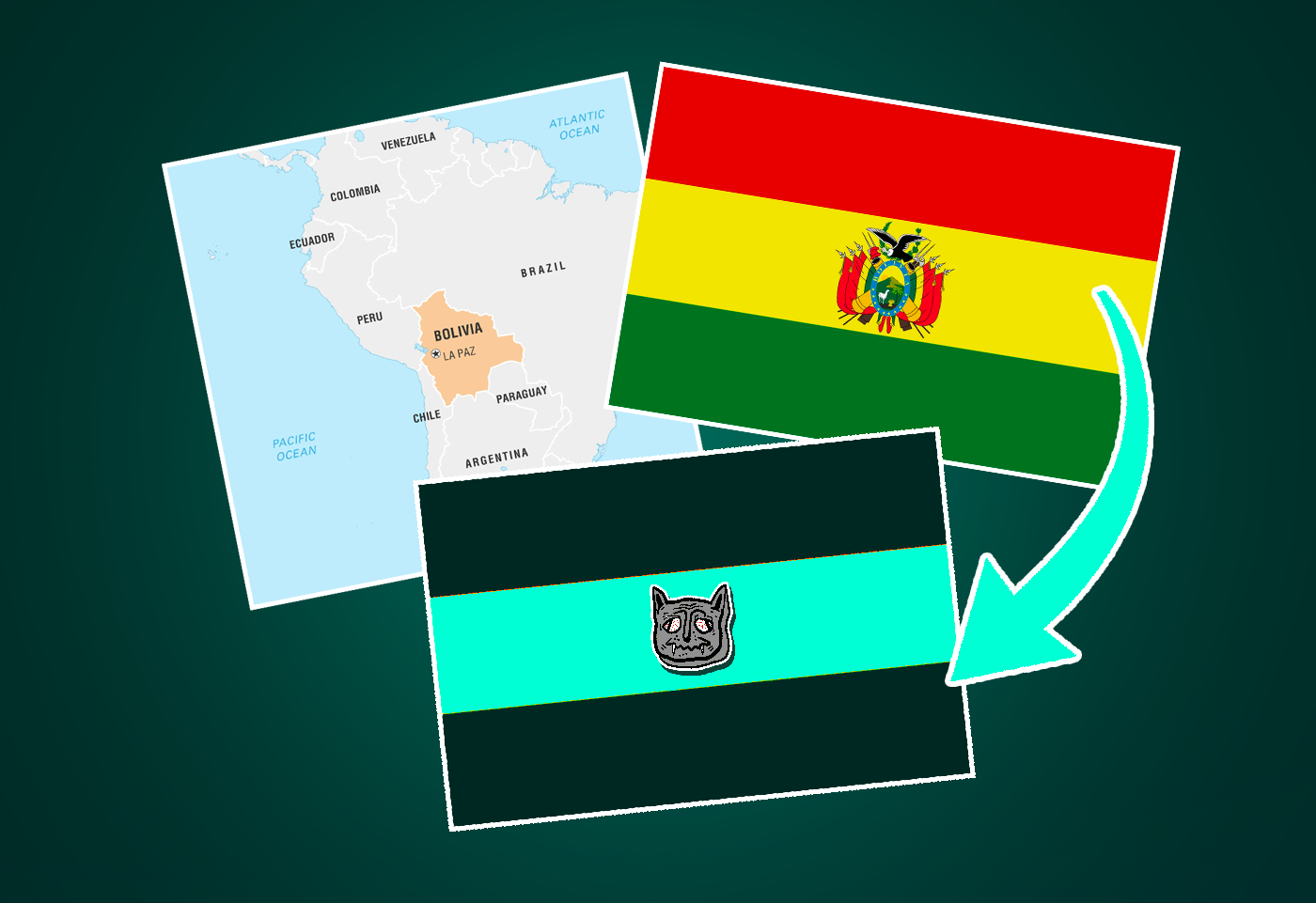 The day Bolivia changed its flag